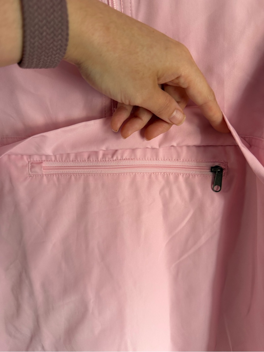 Champion Pink Hooded Seattle Pullover Windbreaker M - Picture 6 of 9